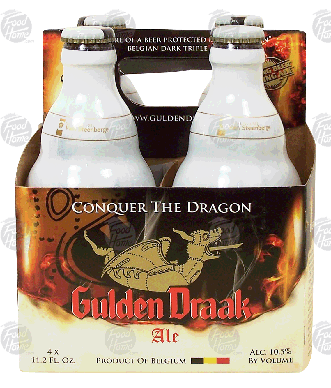 Gulden Draak Conquer The Dragon ale from Belgium, 10.5% alc. by vol., 11.2-fl. oz. Full-Size Picture